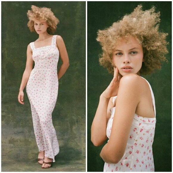 Realisation Par Dresses & Skirts - 💕REALISATION PAR💕 The Dharma Dress ~ Baby Rose Floral Print XL NWOT